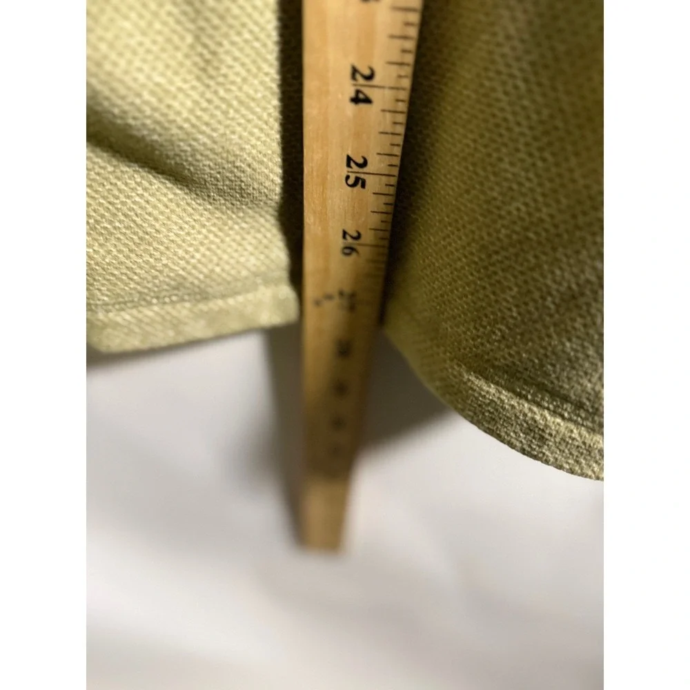 The North Face‎ Mens Large 1/4 Zip Fleece Pullover Textured Olive Green Jacket